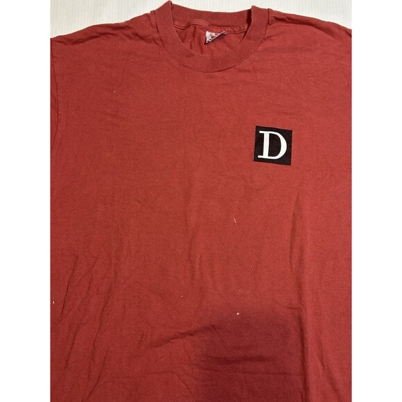 Vintage Dewars Red Scotch Whiskey Promo 90's T-Shirt Size L Single Stitch USA - Picture 2 of 6